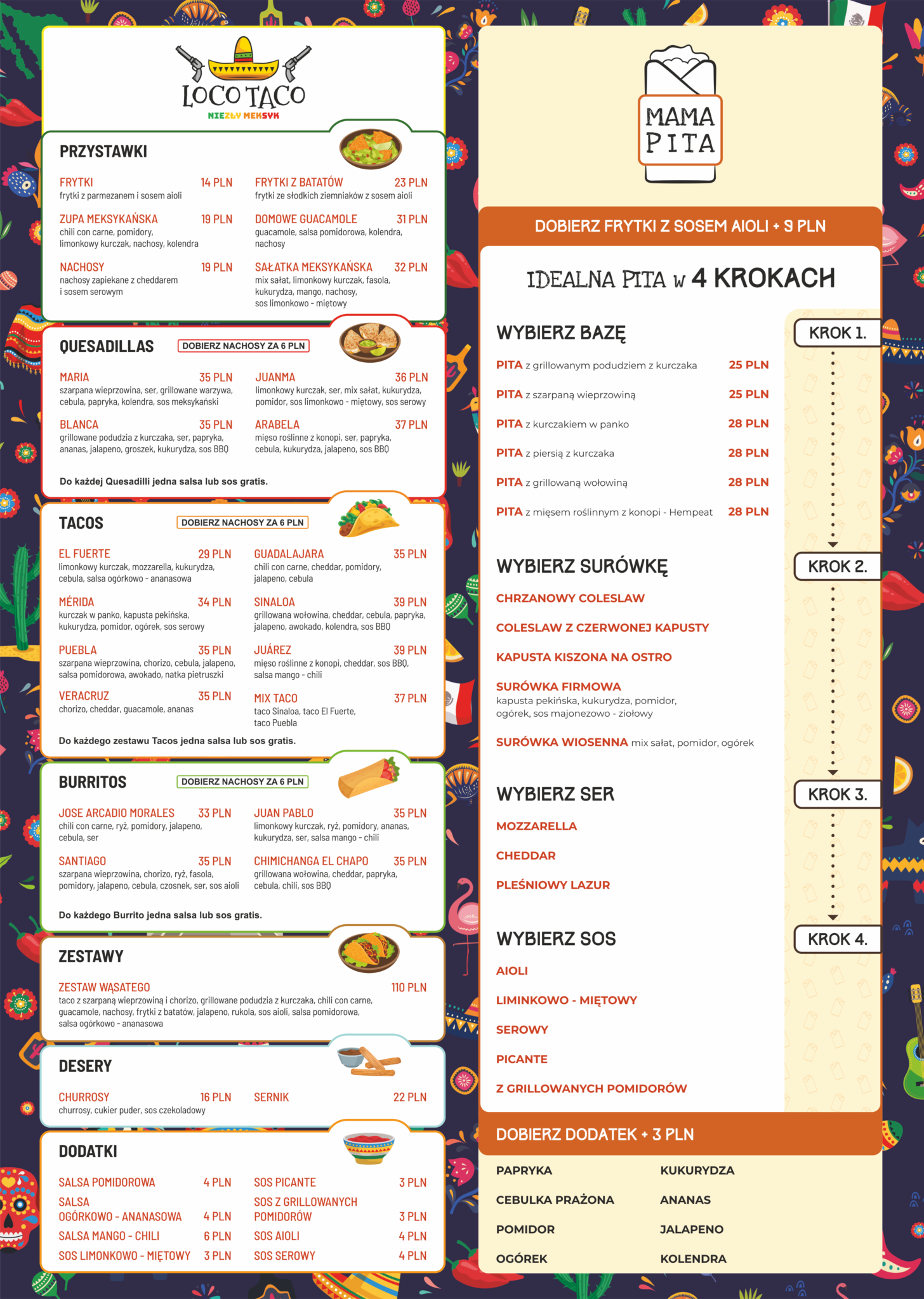 Menu Loco Taco